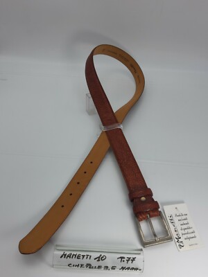 1 X Cintura In Pelle Nera O Marrone Per Ragazzi Con Fibbia In Metallo - Foto 11