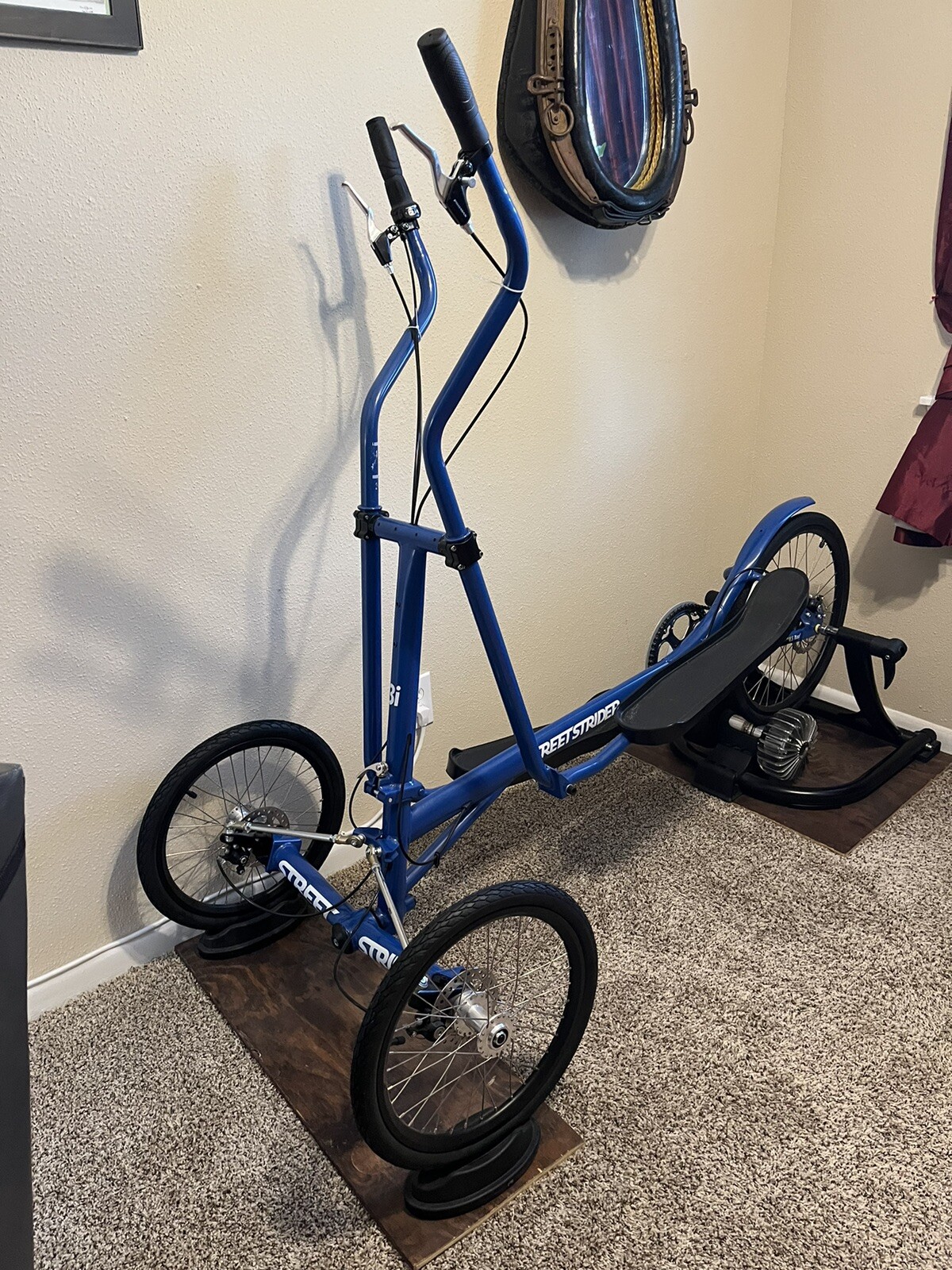 Street Strider 3i Elliptical Bike with stand, indoor & outdoor use