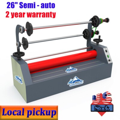 26 in Semi Auto Small Home Office Business Card Cold Laminator Local pickup
