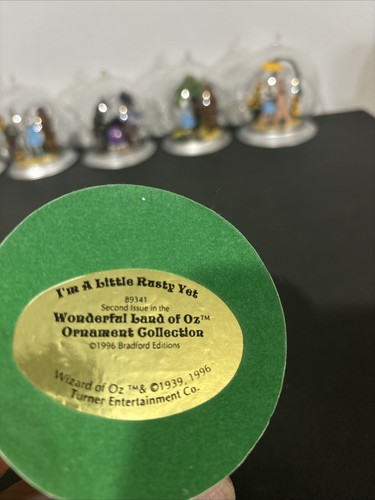 Wonderful land of Oz Ornament Collection Bradford Editions Wizard Of Oz Set Of 6 - Picture 4 of 24