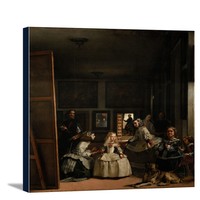 Las Meninas - Velazquez 1656 - Masterpiece Classic (13.75x16 Stretch Canvas) Las Meninas - Velazquez 1656 - Masterpiece Classic (13.75x16 Stretch Canvas)