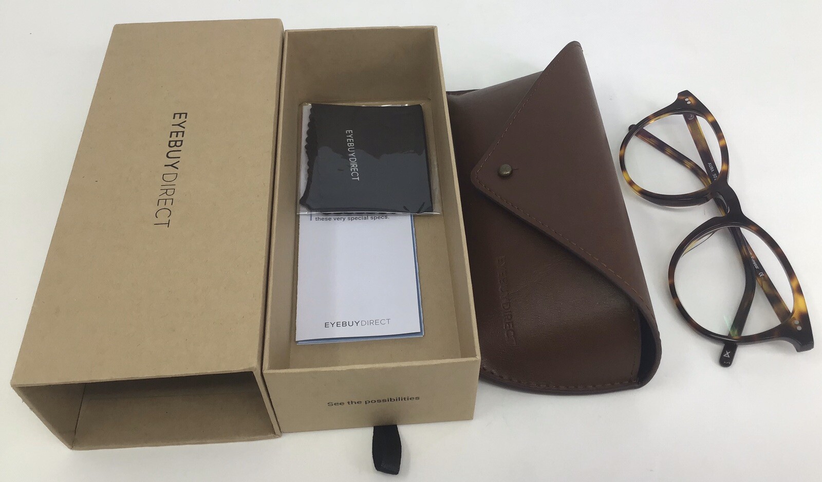 Eyebuydirect Aura 5019140 C4 Warm Tortoise Acetate Eyeglasses FRAMES