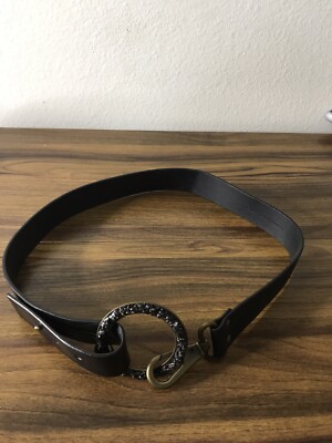 Dimensiones By WCM Genuine Italian Leather Belt Sz L WCM NEW YORK Size L Black Solid Calfskin Belt – Sui Generis  main image 4