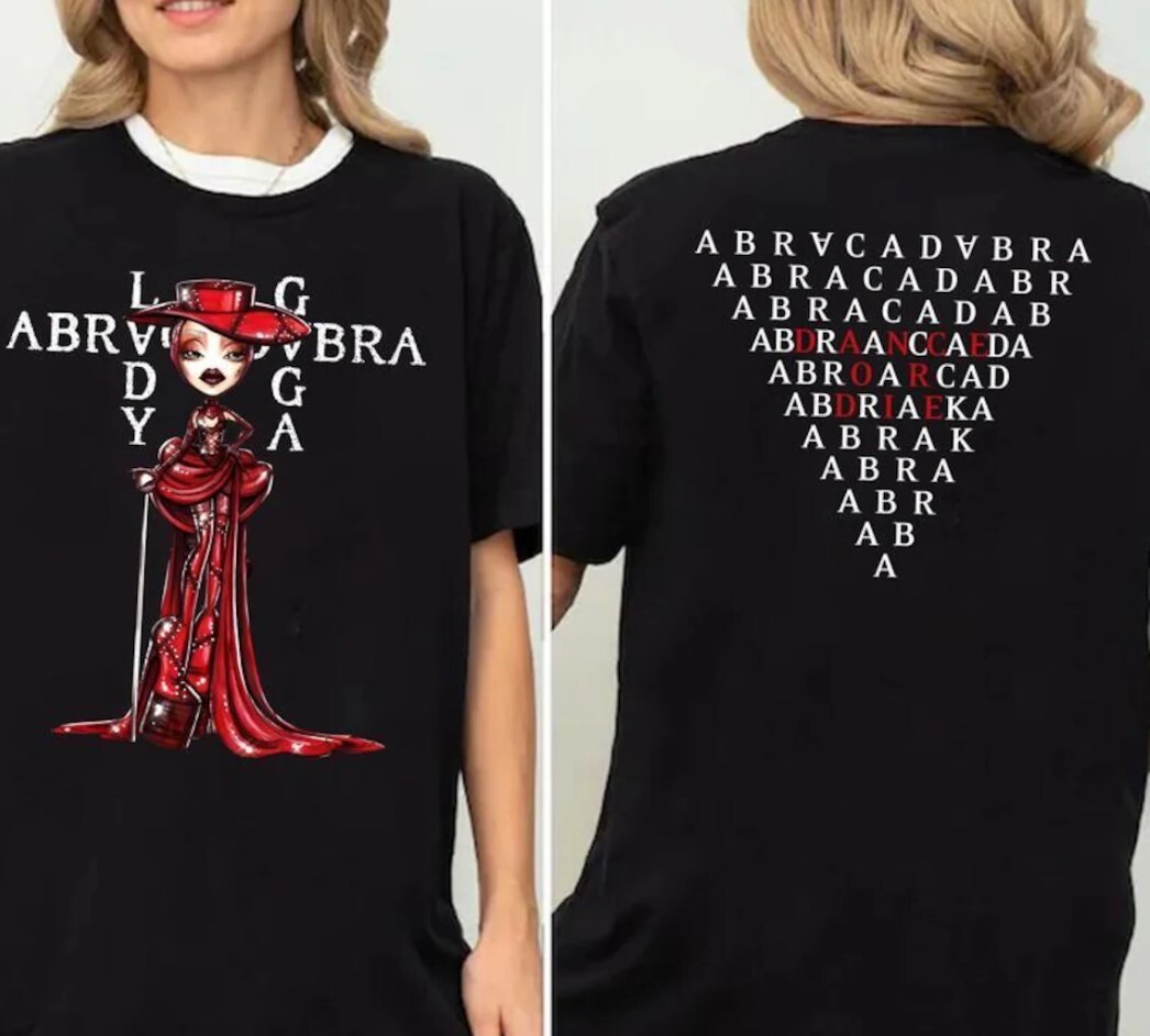 Abracadabra Black Unisex T-shirt, Perfect Gift For Lady Gaga Fan