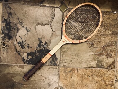 Raquette De Tennis Vintage Bancroft Professional 1882 - Modèle Rare - Fabrication USA