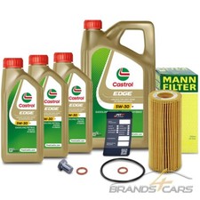 MANN-FILTER ÖLFILTER+8L CASTROL EDGE 5W-30 M...