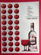 Publicité de presse: Alcool VODKA ERISTOFF - Fruit PAMPRYL - Aviation TWA 1982
