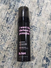 I WANT THE DARKEST TAN POSSIBLE B TAN DARKER 6.7 FL OZ, self tanner. Discounted!