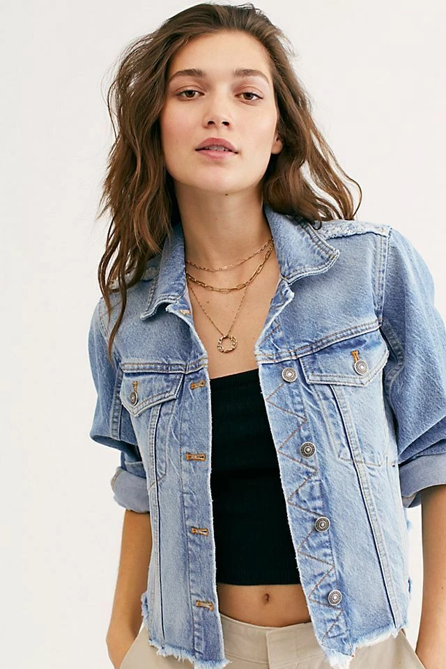 Slouchy jean shop jacket