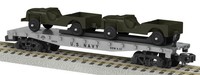 Lionel American Flyer 6-48580 U.s. Navy Flatcar With Military Vehicles on sale Lionel American Flyer 6-48580 U.s. Navy Flatcar With Military Vehicles on sale