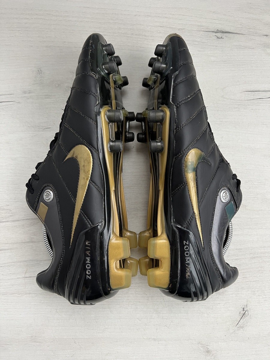Nike Total 90 Zoom Air Supremacy FG Black Gold Football Nike Total 90 Zoom Air Supremacy FG Black Gold Football