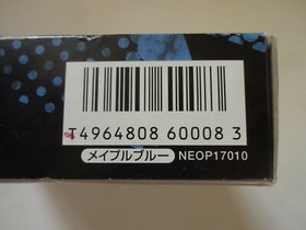 SNK Game Console "Neo Geo Pocket Maple Blue" 1998 w/Box Manual Hagaki Japan #157