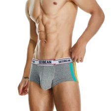 SEOBEAN NEW MEN'S  Cotton Underwear calzoncillos Male BOXER BRIEF