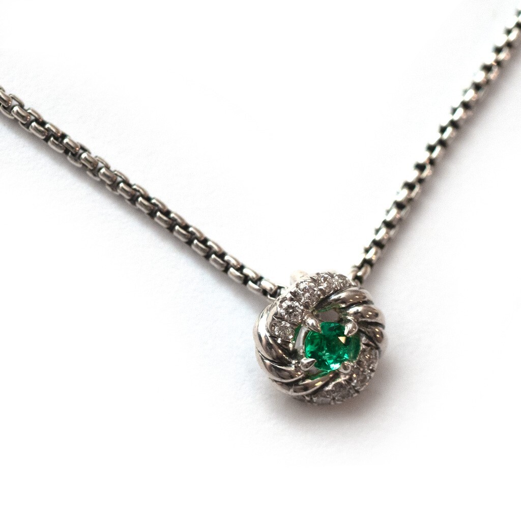 New DAVID YURMAN 8mm Petite Infinity Birthstone 17