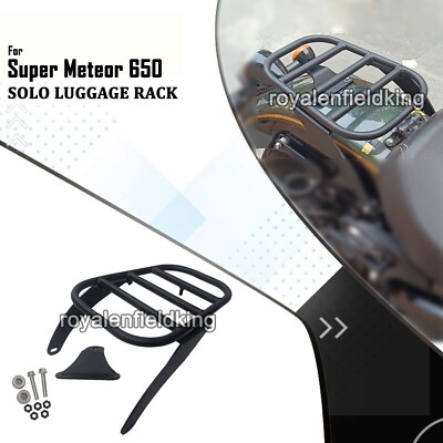 Fit For Royal Enfield Super Meteor 650 ''SOLO LUGGAGE RACK WITH FITTING''