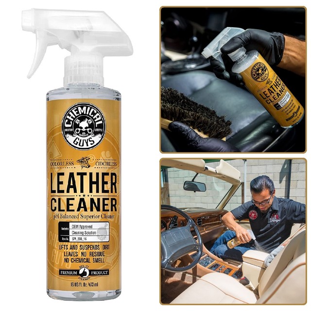 Chemical Guys Leather Cleaner and Conditioner Complete Leather Care Kit