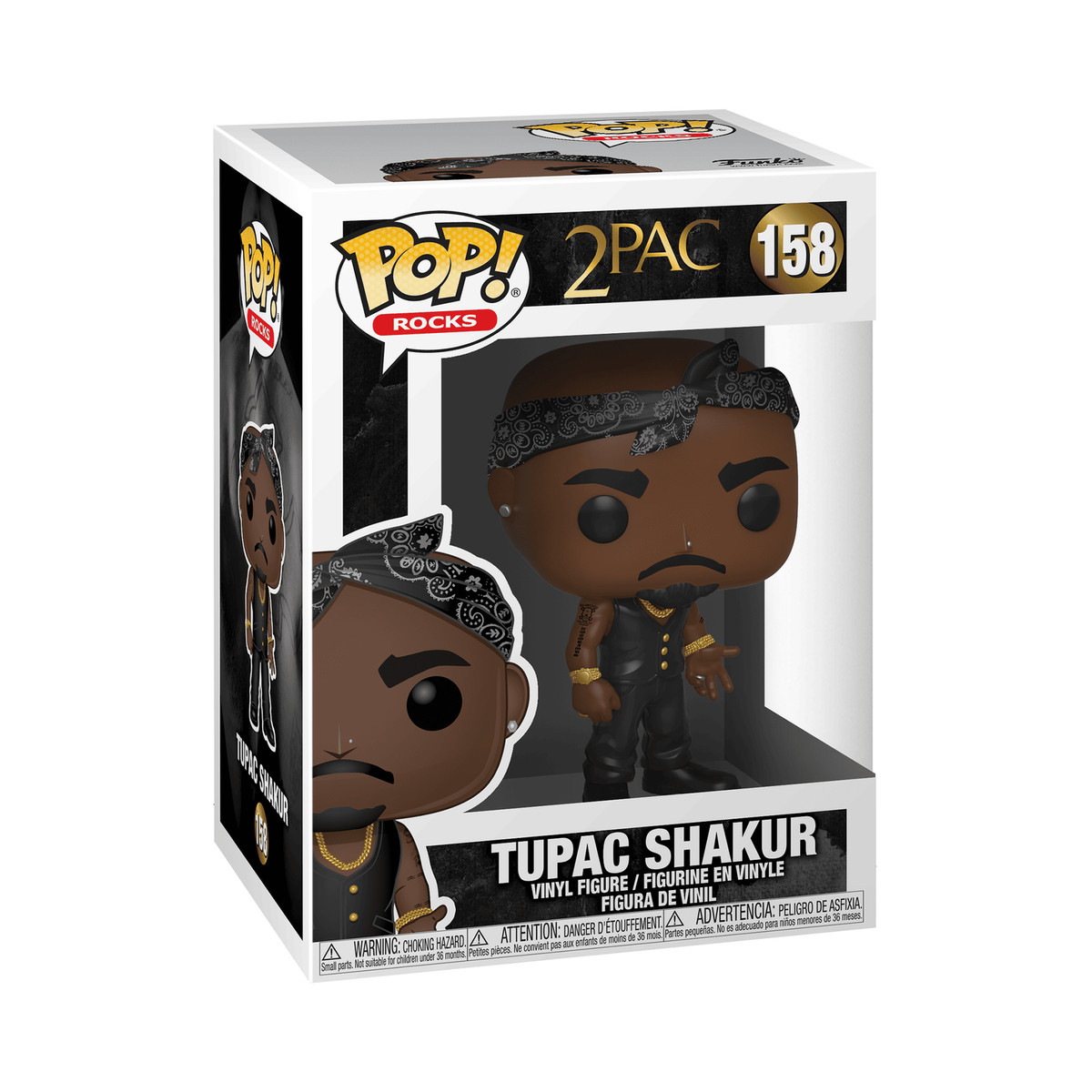 アメコミ POP! ROCKS TUPACSHAKUR 2PAC 158 LOWRIDER Funko POP #252 Rocks Tupac Shakur Loyal to the Game Figure