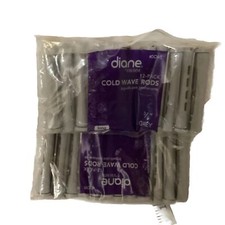 Diane 3/8" Long Cold Wave Rods Curlers Hair Perm 12 pk Grey DCW5 Set Of 2 NIP