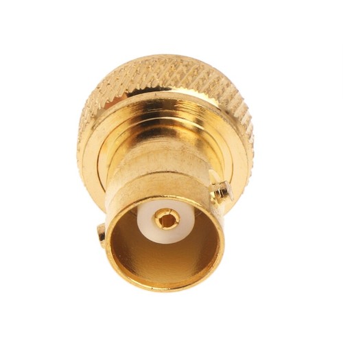 Straight Gold Plated BNC Female Jack to SMA Female RF Coaxial Connector Adapter - Zdjęcie 8 z 8