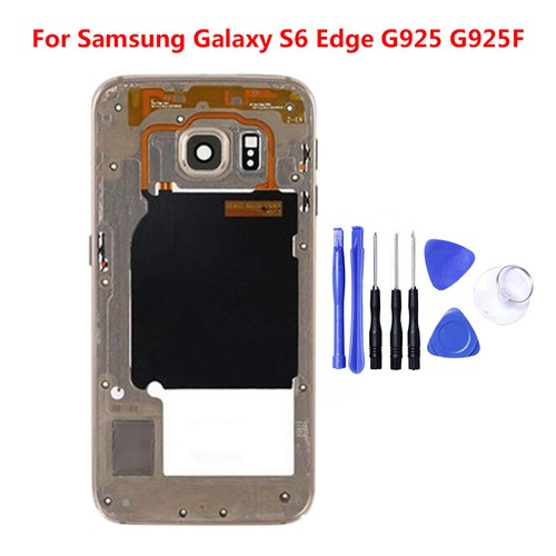 Carcasa bisel de marco medio FABRICANTE DE EQUIPOS ORIGINALES para Samsung Galaxy S6 Edge G925 / Edge Plus G928