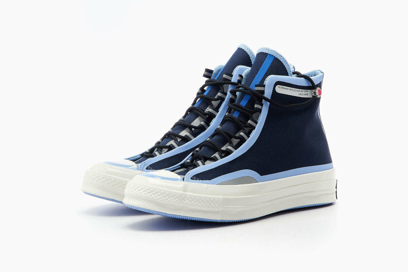 Converse Chuck 70 Hi Seam Tape 169525C Unisex Blue Sneakers Shoes Size 3.5  HS72 | eBay