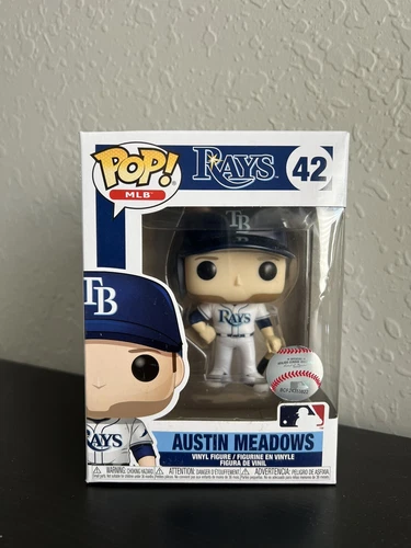 Funko Pop MLB: AUSTIN MEADOWS Tampa Bay Rays (White Jersey) #42 889698468237