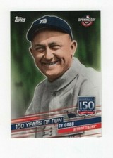 2019 TOPPS OPENING DAY - 150 YEARS OF FUN TY COBB DETROIT TIGERS #YOF-1
