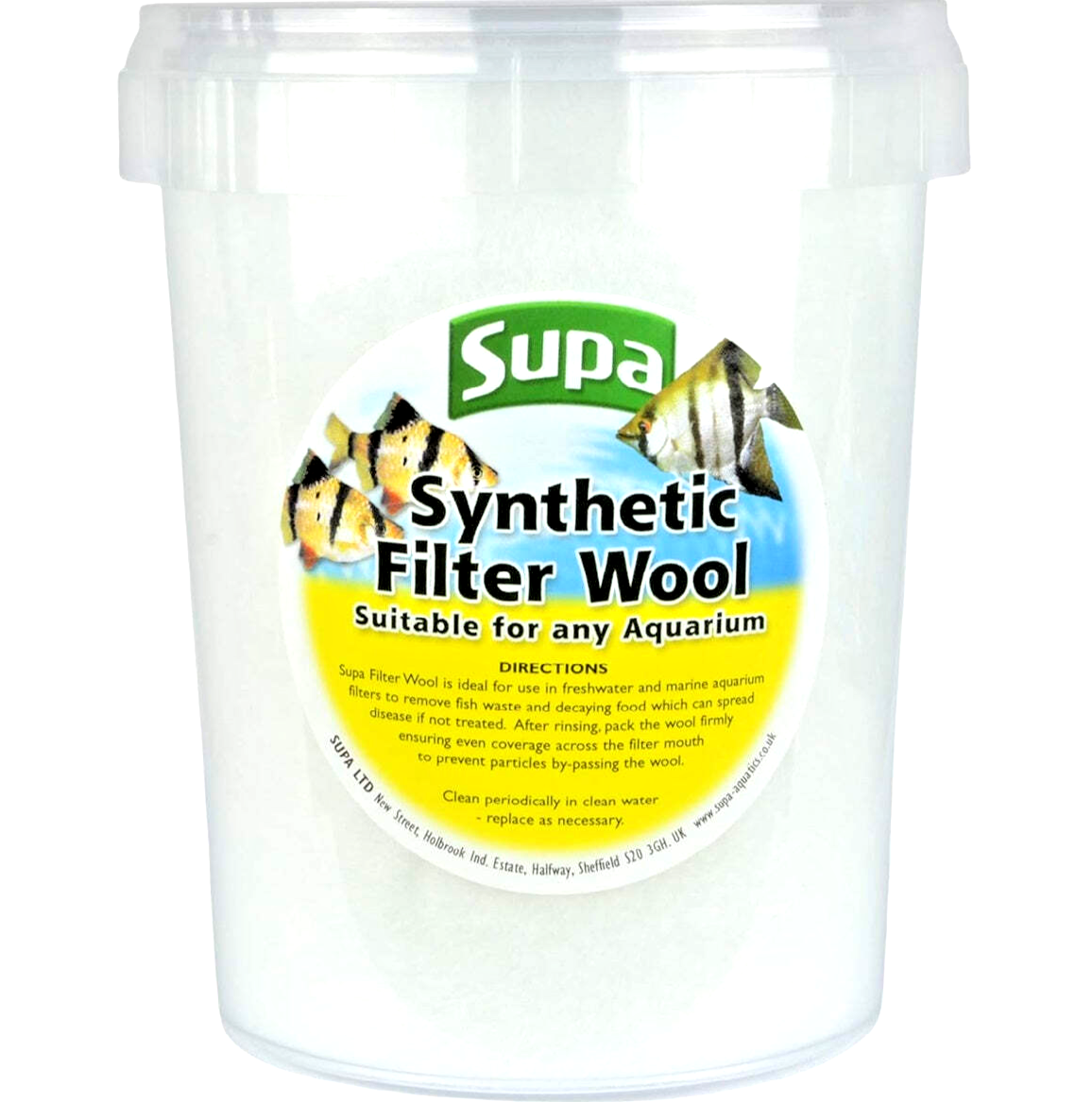 25G SUPA SYNTHETIC FILTER WOOL : Aquarium Filters Material Aqua Fish Water Care