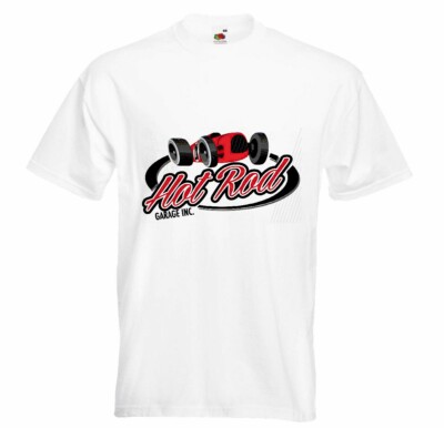 T-Shirt HOT ROD GARAGE RENNWAGEN HOT ROD US CAR MUCLE CAR V8 ROUTE 66 USA