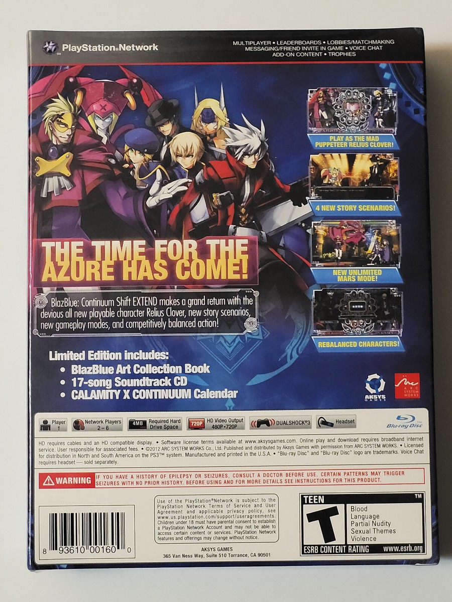 PlayStation3 - ブレイブルー コンティニュアムシフト エクステンド（PlayStation 3 Amazon.com: BlazBlue: Continuum Shift EXTEND - standard