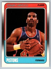 1988-89 Fleer #39 Adrian Dantley Detroit Pistons