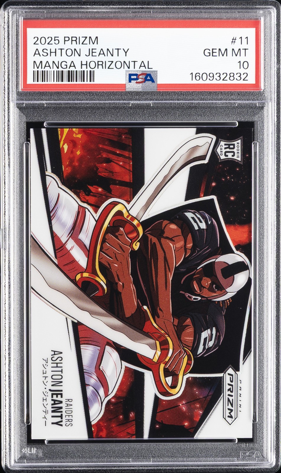 Ashton Jeanty Panini Prizm Manga Horizontal #11 Base