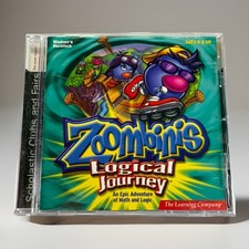 Zoombinis Logical Journey PC CD-ROM Windows/Mac 2001 The Learning Co. MINT DISC 