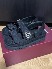 Authentic Brand New Gucci WOMEN'S SANDAL WITH DOUBLE G size US7/EU37