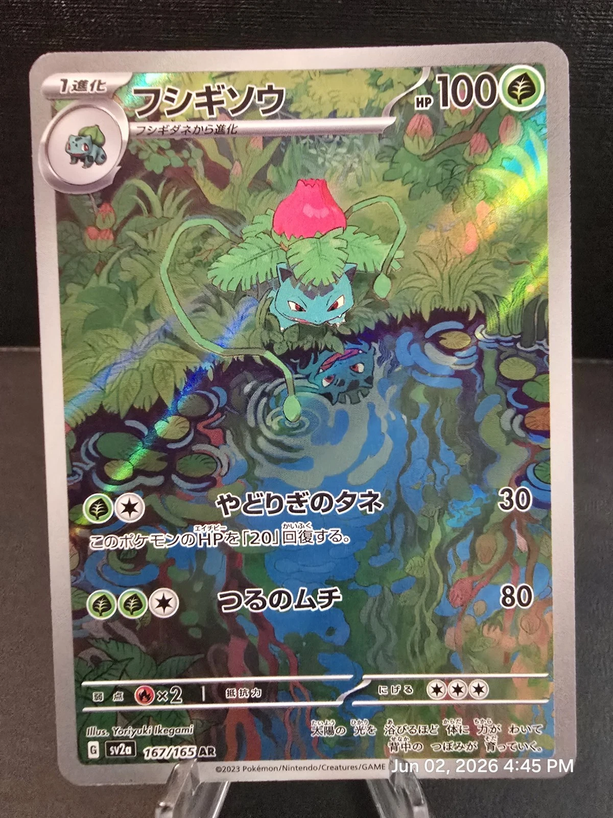 Ivysaur 167/165 Sv2a: Pokemon Card 151 Holo (Japanese)