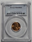 1946-D LINCOLN WHEAT CENT (1C) PCGS MS 65 RD Certified Coin