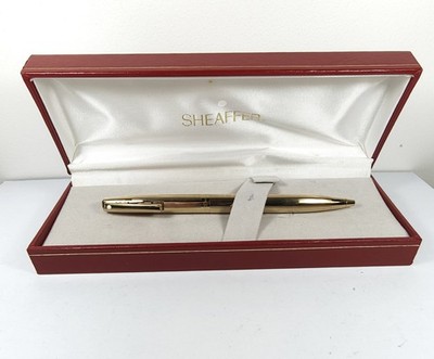 Vintage Sheaffer Imperial 797 Weißpunkt Kugelschreiber Biro vergoldet