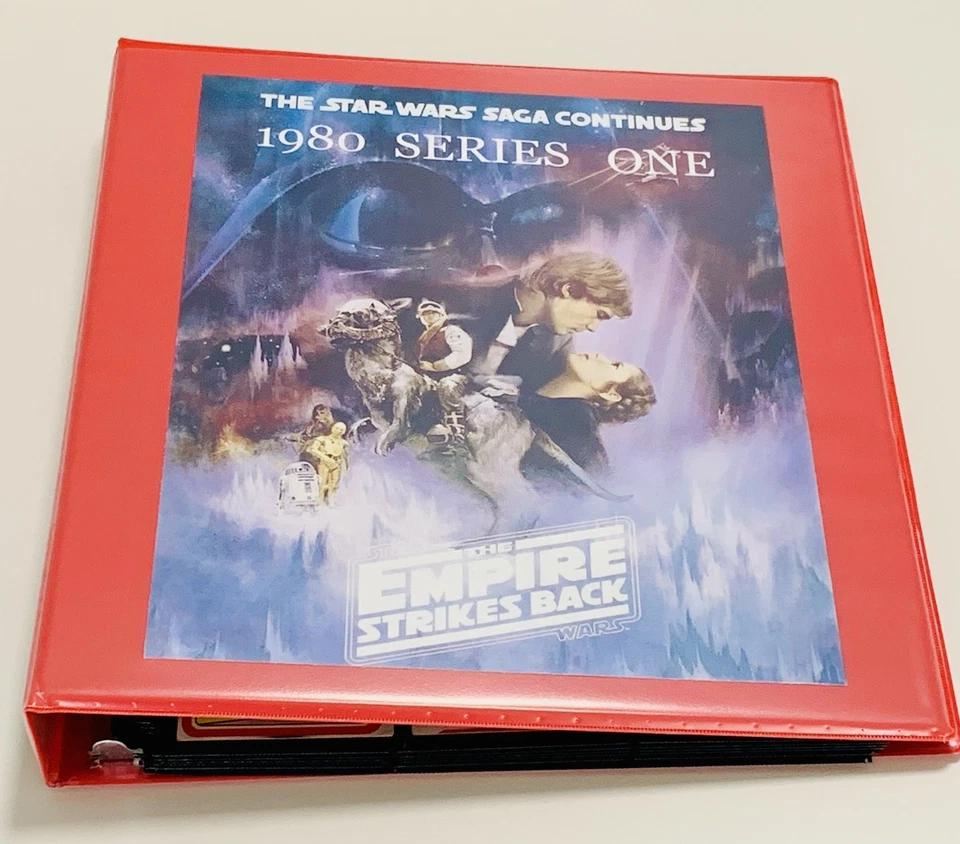 1980 TOPPS STAR WARS EMPIRE STRIKES BACK SERIE 1 JUEGO COMPLETO DE 132 CARTAS + CARPETA Foto 2 de 4