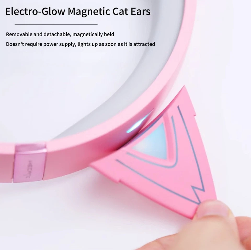 EDIFIER HECATE G5BT Gaming Headset Cat Ear Headphones RGB Bluetooth/Wired - Image 3 of 4