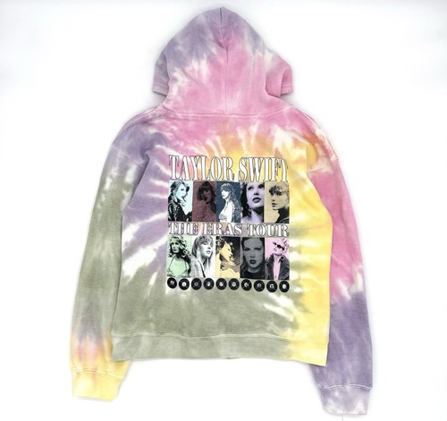 EUC Dreamsicle Kids Taylor Swift The Eras Tour Tie Dye Hooded Sweatshirt L