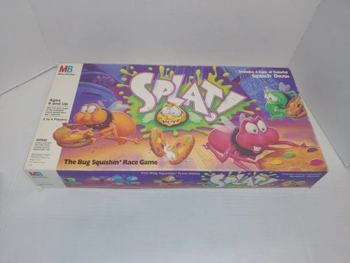 Vintage 1990 Milton Bradley Splat! Board Game 100% Complete-