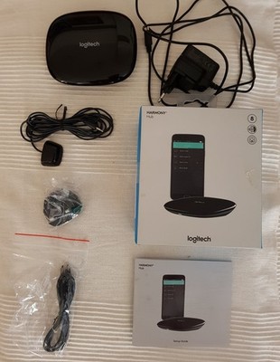 Logitech Harmony Hub Smart Remote Fernbedienung Schwarz Wireless Zust. Sehr Gut