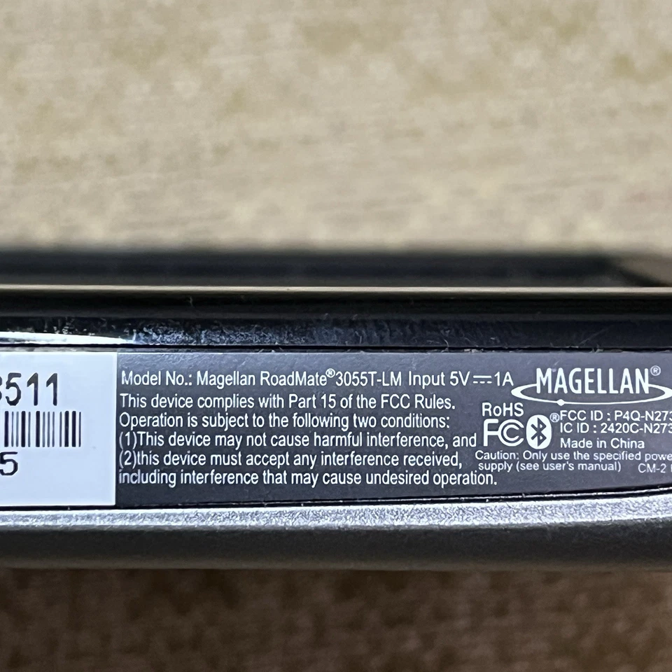 Magellan RoadMate 3055T-LM Automotive GPS Untested For Parts Only - Image 4 of 4