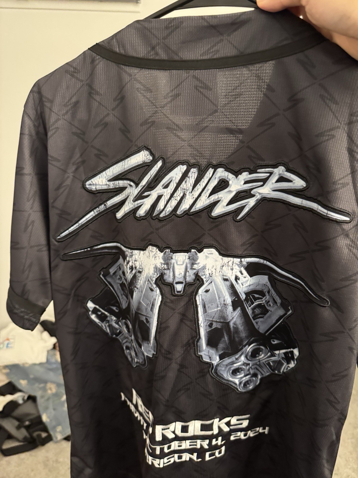 Slander Red Rocks Baseball Jersey Red Rocks Amphitheatre