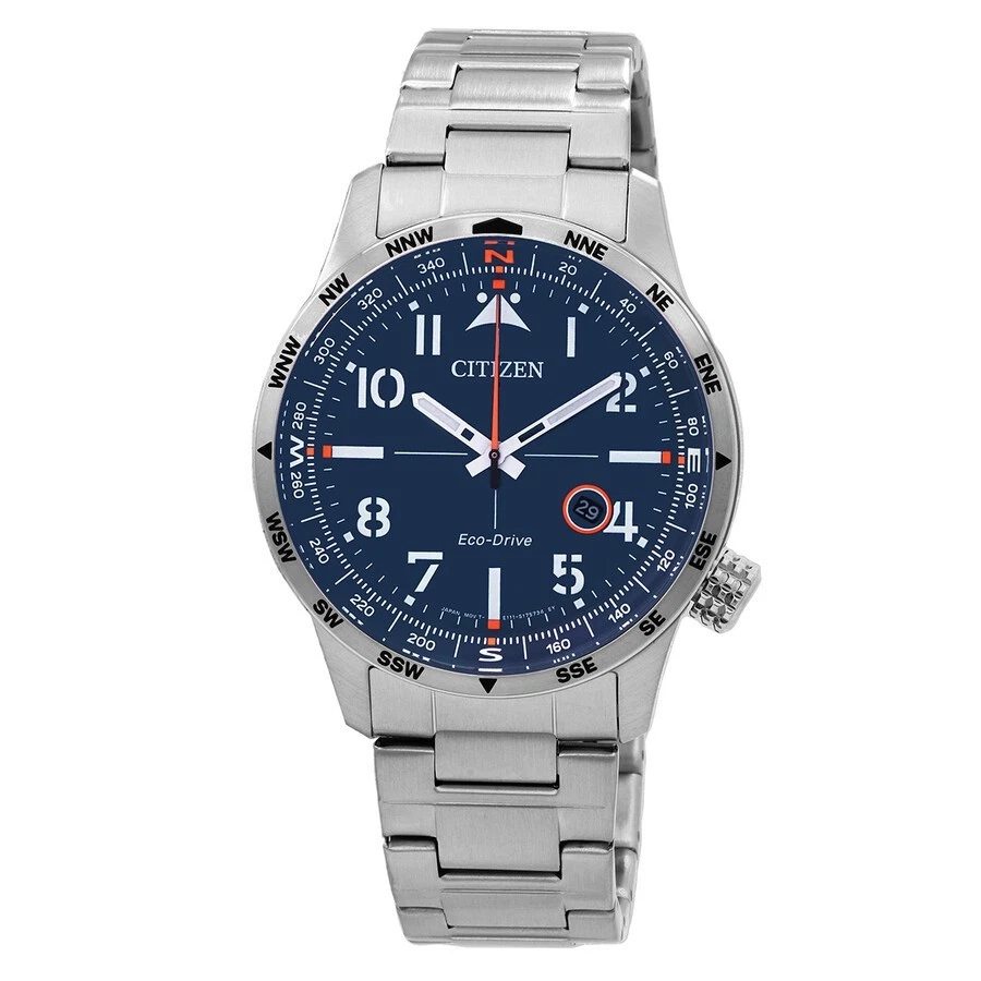 Citizen Men's Eco-Drive Blue Dial Watch - BM7550-87L NEW