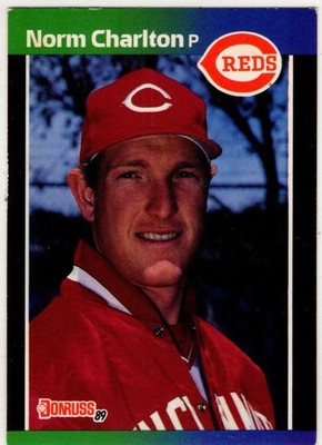 1989 Donruss Baseball Norman (Norm) Wood Charlton No. 544 Cincinnati Reds