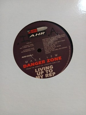 MACK LEW: danger zone ANOTHER HIT 12'' Single 33 RPM