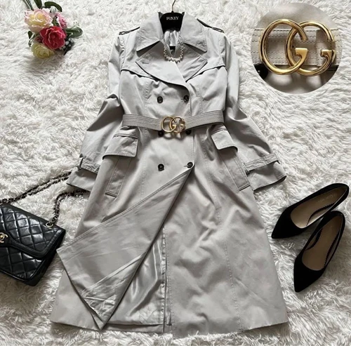 Gucci Trench Cappotto Donna Autentico Giacche e Capispalla dal Giappone
