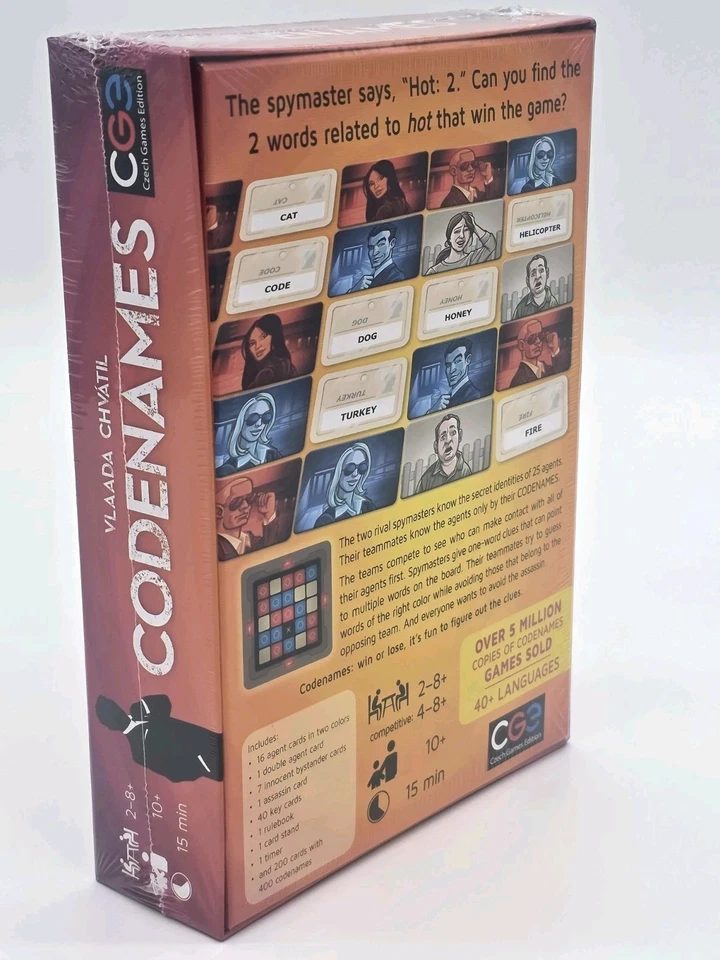 Codenames Party Game, Genuine Czech Games Edition, New Sealed - Image 4 of 4