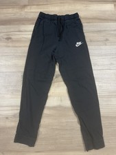 Nike Black Youth XL Cotton Sweatpants Cuffed Joggers Drawstring